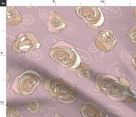 Roses Seamless Repeating Pattern Spoonflower