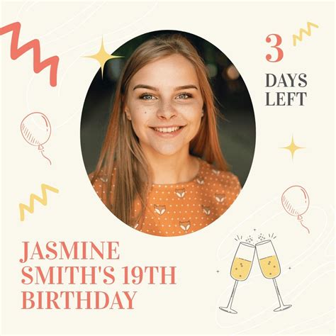 Free Birthday Instagram Templates And Examples Edit Online And Download