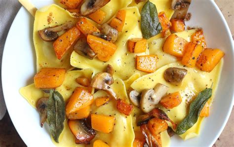Butternut Squash Ravioli With Sage Browned Butter Grab Some Joy