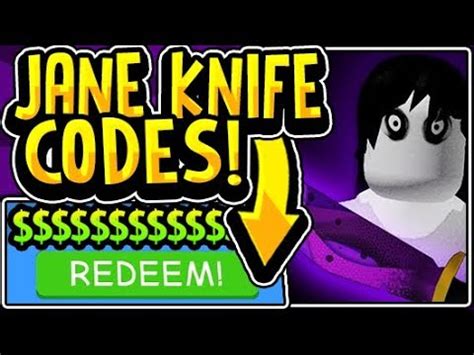 These more recent codes that can help you in this new year 2020 to obtain advantages in your games while escaping the murderer and you are going through phases and thus obtain many points. ALL NEW JANE KNIFE SURVIVE THE KILLER CODES 2020!" Survive ...