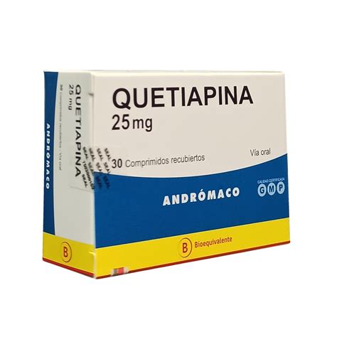 Quetiapina 25 Mg X 30 Comp Lab Andrómaco Easyfarma