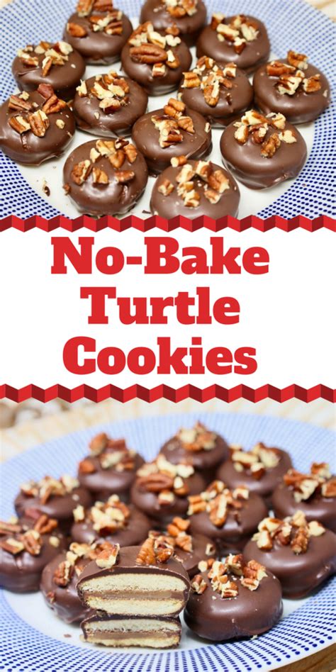 No Bake Turtle Cookies Grace Like Rain Blog