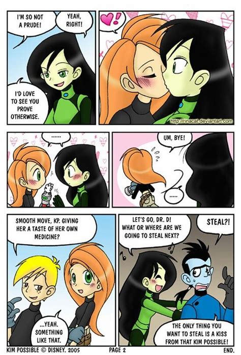 Kim S A Prude Or Not Kim And Shego Comic Pt End Kim Possible