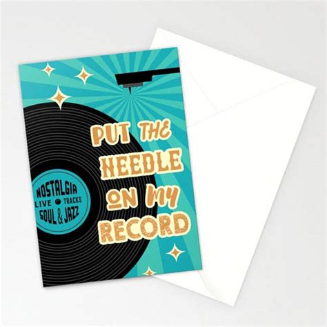 Portfolio Vinyl Lover Greeting Card Design Dana Du Design