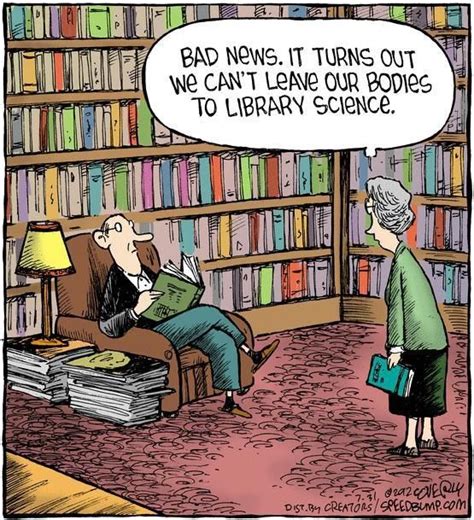 Mystery Fanfare Cartoon Of The Day Library Science