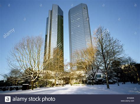 Deutsche Bank Twin Towers High Resolution Stock Photography And Images