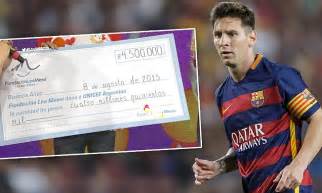 Lionel Messi Shows His Generous Side As Barcelona Star Gives £315000