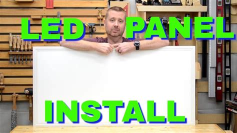 Led Panel Lights How To Install Surface Mounted Youtube