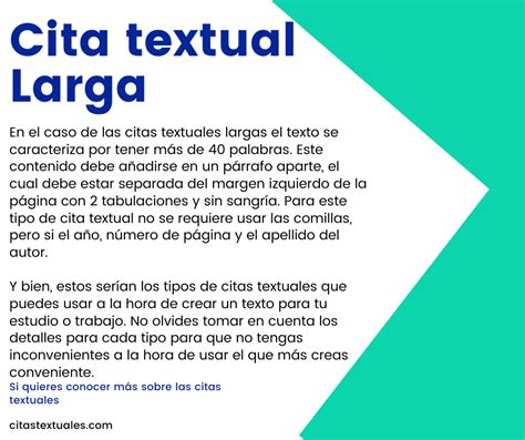 Tipos De Citas Textuales Largas Cortas Tutorial