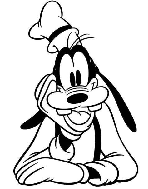 Desenhos De Goofy Para Colorir Imprimir E Pintar Colorir Me