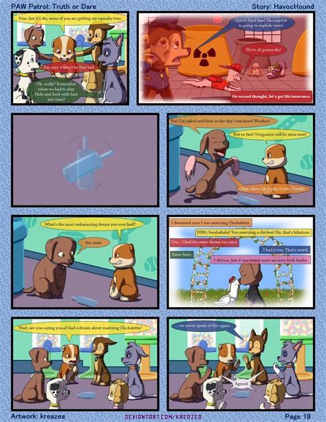 Paw Patrol Comic Truth Or Dare Pg 18 By Kreazea On Deviantart Gay