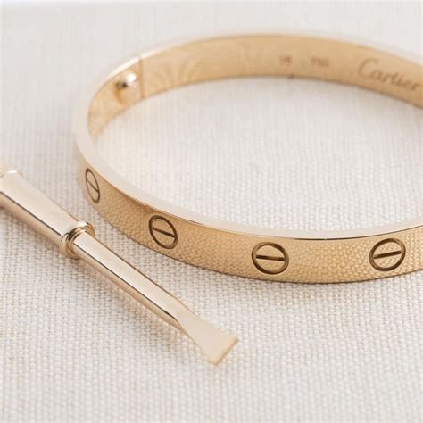 Cartier Vintage Yellow Gold Love Bangle With Old Locking System 19941