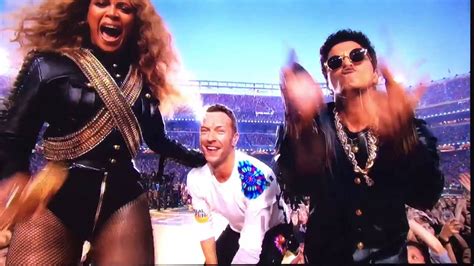 Beyonce Bruno Mars And Coldplay Super Bowl 2016 Halftime Show Youtube