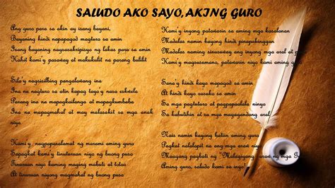 Tula Tungkol Sa Guro Sa Aking Mga Guro Proud Pinoy Mobile Legends