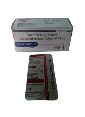 Winlomet 25 Metoprolol Succinate Sustained Release Tablet At Rs 375