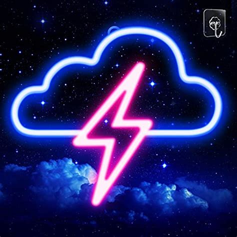 Neon Sign Jtlmeen Cloud And Lightning Neon Signs For Bedroom Usb Or Battery Powered Neon