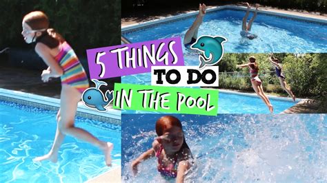 5 Fun Things To Do In The Pool Easy Summer Diy Youtube