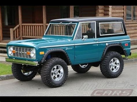 1974 Ford Bronco Green - YouTube
