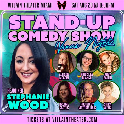 Stand Up Comedy Show Venus Night — Villain Theater