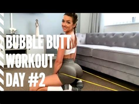 Get Bubble Butt In Week At Home Butt Workout Challenge Day Youtube