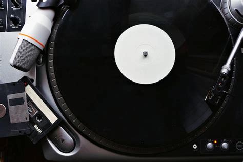 Premium Photo Black Vinyl Record Vinyl Player For Vinyl Discs Needle
