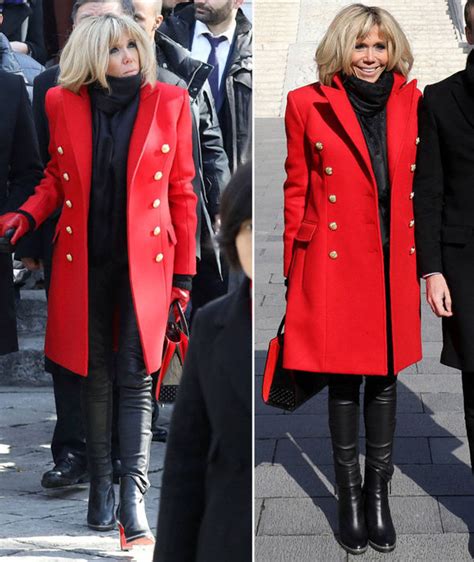 Compte non officiel de notre belle et élégante première dame brigitte macron. Brigitte Macron news: French President's wife wears red to ...