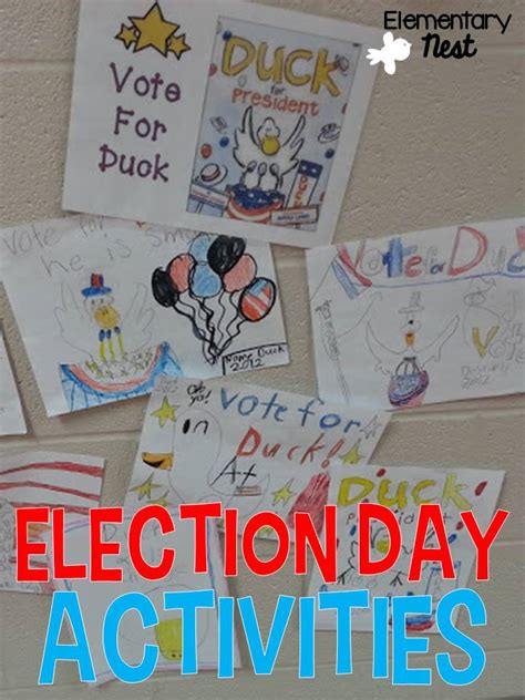 Election Day Activities Elementary Nest