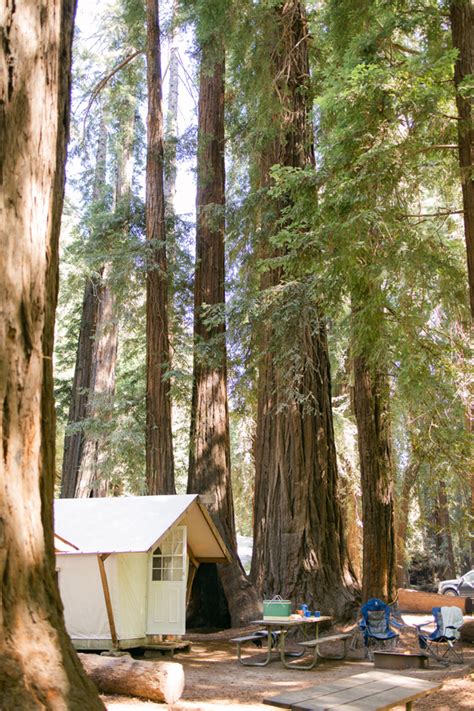 Tent Cabin Camping In Big Sur Fernwood Campground And Resort Big Sur