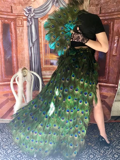 Designer Peacock Feather Dress Ubicaciondepersonascdmxgobmx