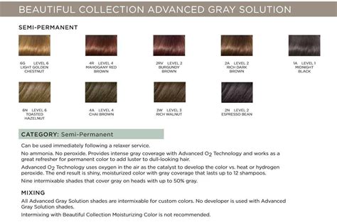 Clairol Beautiful Collection Semi-Permanent Hair Color Advanced Gray