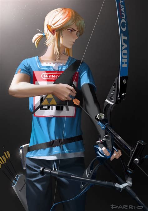 Oc Olympic Archer Link Zelda