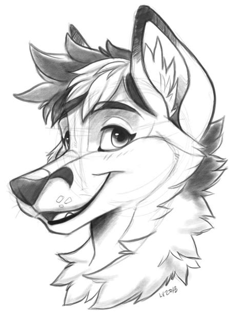 Pin By Pastellissac On Furry Art Cute Wolf Drawings Furry Drawing