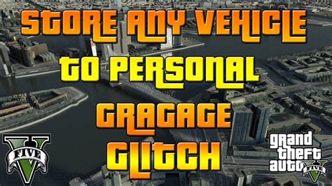 Garages provide the ability to store personal vehicles, keeping them safe from the battlefield of free mode and retaining their customizations. GTA 5 Online: STORE ANY VEHICLE TO PERSONAL GARAGE (Glitch ...