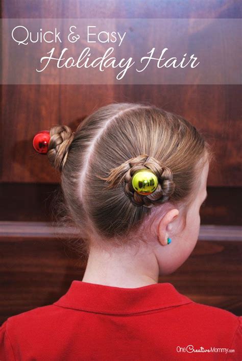 simple holiday hair for girls holiday hairstyles crazy hair days