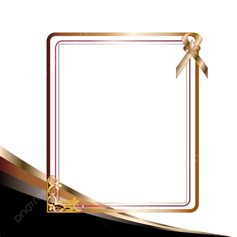 Brown Thai Vector Design Images, Black Brown And Gold Wave Bar Vector
