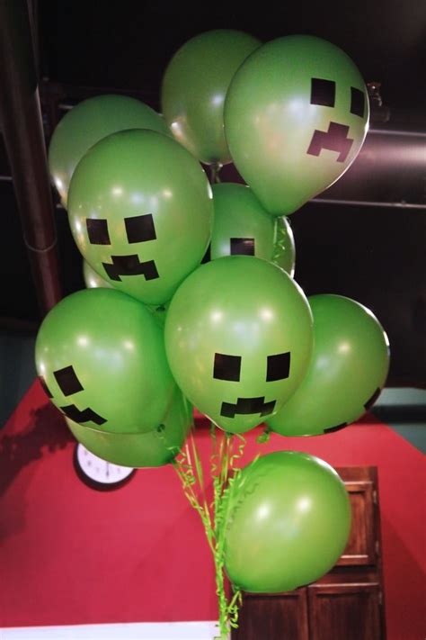 Education edition offers exciting new tools to explore the world of chemistry in minecraft. Creeper balloon bouquet | Party balloons, Minecraft ...