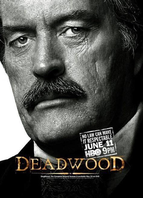 deadwood cy tolliver powers boothe promo poster deadwood powers boothe deadwood tv show
