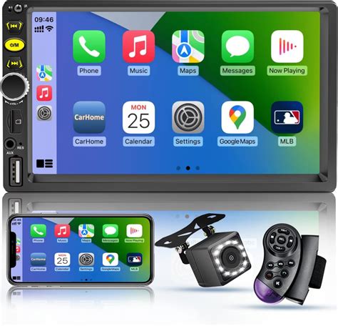 7 Double Din Touch Screen Car Radio With Apple Carplay7