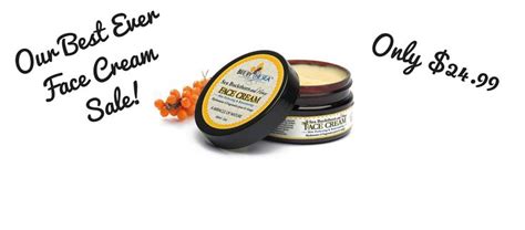 Bee By The Sea Natural Products Skincare Sea Buckthorn Face Cream