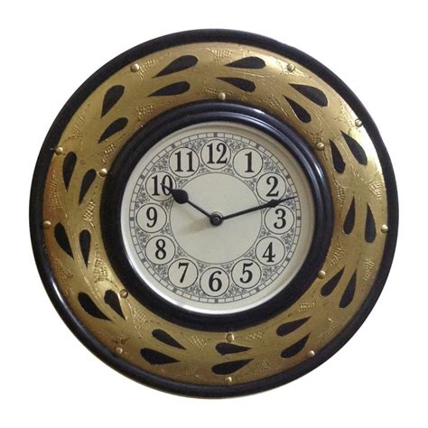Wall Clock Brass Fitted Rwc06 Rightwood