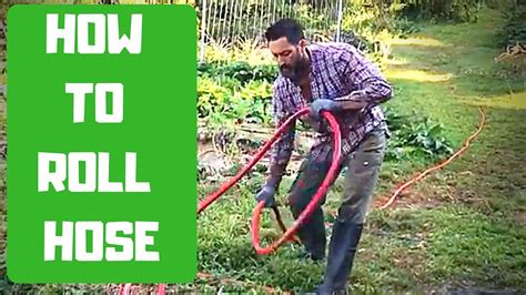 No Kink Hose Correct Way To Roll A Garden Hose Youtube