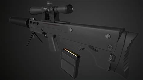 3d Model Vks Sniper Rifle Vr Ar Low Poly Cgtrader