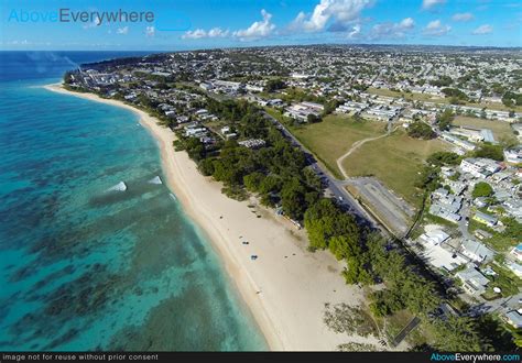 brandons beach recent drone aerial work from above barbados beach landscape aerial