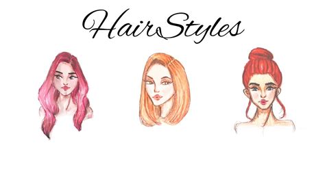Fashion Hairstyle Illustration