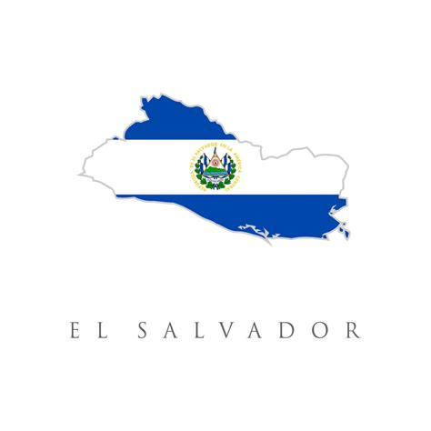 Flag Of The Republic Of El Salvador El Salvador Flag Map The Flag Of The Country In The Form