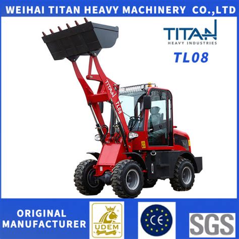 Zl08 China Articulated Mini Small Compact Tractor Wheel Loader With Ce