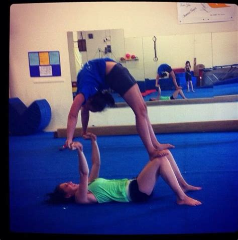 Yoga is generally a pretty solitary activity. gymnastics tricks for dancers - Google Search (With images ...