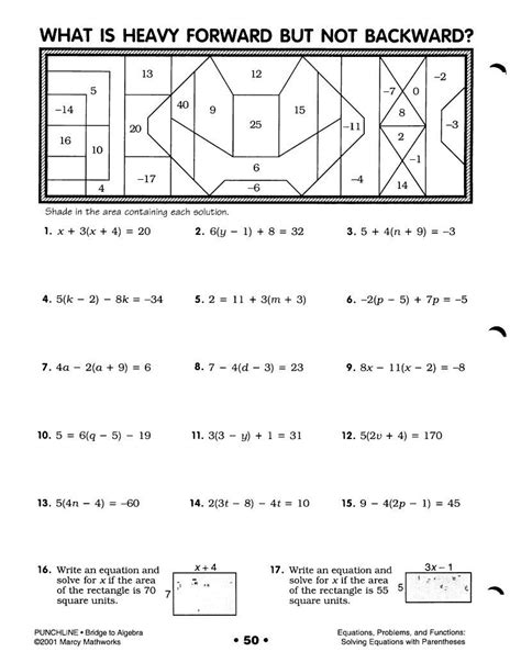 Punchline Bridge To Algebra ≡ Fill Out Printable Pdf Forms Online