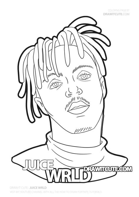 How To Draw Juice Wrld Rapper Art Cute Canvas Paintings
