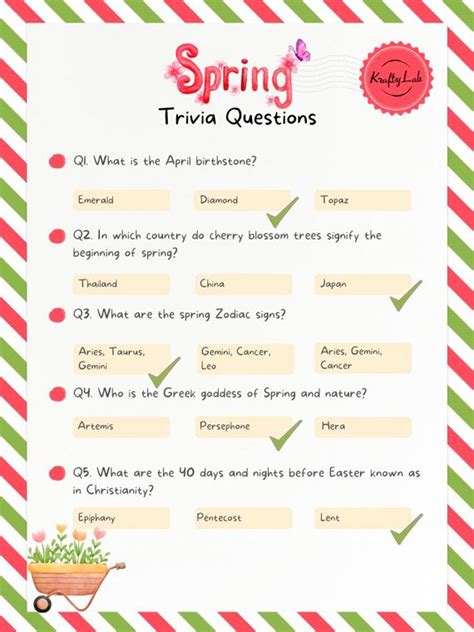 40 Fun Spring Trivia Questions And Answers For Work